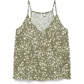 Vero Moda Haut 'VMKORA' olive / blanc