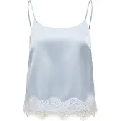 ONLY Haut 'ONLBELLA' bleu clair / blanc naturel