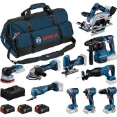 Bosch Kit Professional 10 outils 18 V 0615A500EH
