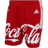 Adidas Pantalon 'Coca Cola' rouge / blanc