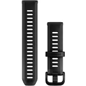 Garmin Ersatzarmband (20 mm, Silicone), Sangles de montre, Noir