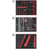 Ks Tools Jeu d'inserts système universel 713.0215
