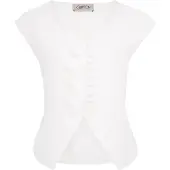 Cartoon Cardigan blanc
