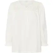 Kaffe Chemisier 'KAAnna' blanc naturel