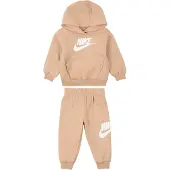 Nike Survêtement 'CLUB FLEECE' camel / blanc