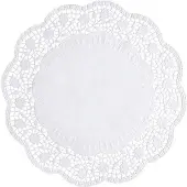 Papstar Pointes à tarte rondes blanches, Outils de décoration pâtisserie, Blanc