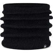 Buff Knitted & Fleece Neck Warmer Noir