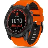 Tech-Protect IconBand Pro (Acier inoxydable, TPU), Sangles de montre, Noir, Orange
