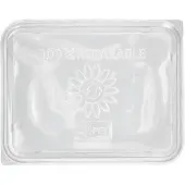 Starpak Couvercles pour plateaux de micro-ondes, Contenant à usage unique, Transparent