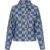 Mymo Veste mi-saison 'Rock' bleu denim / bleu clair