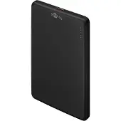 Goobay 70182 Powerbank magnétique sans fil 5.000 mAh, noir, 0.3 m - 20 W, adhère magnétiquement au dos du téléphone portable, idéal pour charger et téléphoner en même temps