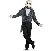 Disguise Jack Skellington Classic Adult Noir L-XL Enfants