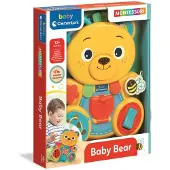 Clementoni Ours en peluche éducatif Montessori BABY PL 17872