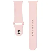 24hShop Deluxe Sport Band (Fluoroélastomère, Silicone), Sangles de montre, Pink