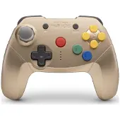 Retro Fighters Brawler64 Pc Wireless Gamepad Beige