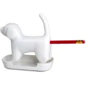 Winkee Taille-crayon chien avec son - blanc