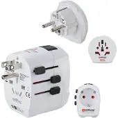 Hama Adaptateur De Voyage Universel World Travel Pro Light Usb (223474)