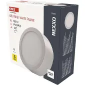 Emos Luminaire LED NEXXO, rond, blanc, 7,6W, blanc neutre, ZM5125