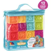 MOLTO 12 Piece Sensory Cubes Bag Multicolore 6-12 Months Enfants