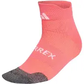 Adidas Chaussettes de sport 'Speed' orange fluo / noir chiné / blanc