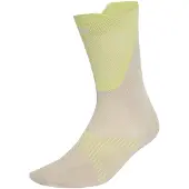 Adidas Chaussettes de sport 'RUNNING LIGHT CREW' beige / jaune citron
