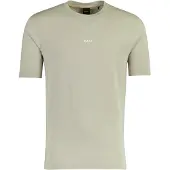 HUGO BOSS pour homme. 50473278 T-shirt en coton stretch beige (3XL), Casuel, Manche courte