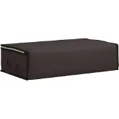 vidaXL Boîte de rangement avec fenêtre latérale transparente, anthracite