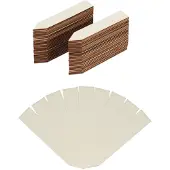 Relaxdays Lot de 180 étiquettes pour plantes, à personnaliser, pour le jardin d'herbes aromatiques et les plantes, 10,5 cm de long, étiquettes en bois, couleur naturelle