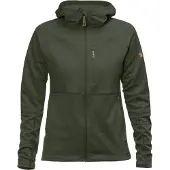 Fjällräven Abisko Trail Hoodie Fleece Vert M Femme