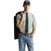 Gant Reg Banker Long Sleeve Shirt Vert M Homme