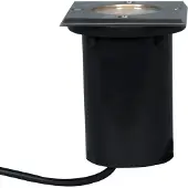 QAZQA Spot encastré acier 10,5 cm IP65 - Basic Square