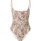 Etam Maillot de bain 'TANZANIA' écru / marron