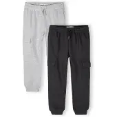 MINOTI Pantalon gris chiné / noir chiné