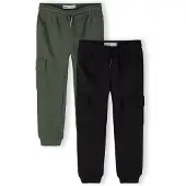 MINOTI Pantalon kaki / noir