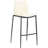 CLP Tabouret de bar Matola similicuir noir