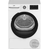 Beko BMGT491SBI_IT, Standing, Front Filling, Heat Pump, White, Swivel, Touch, Black