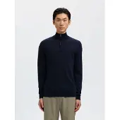 Selected Pull-over 'SLHTray' bleu marine