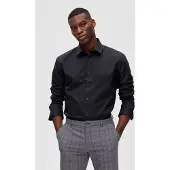 Selected Chemise 'Ethan' noir
