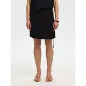 Selected Viva Short Wrap Sun Short Skirt Noir 34 Femme