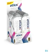 Etixx Isotonic Drink 60ml Energy Gels Box Apple 60ml 12 Units Blanc