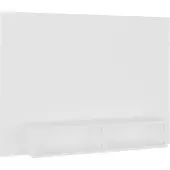 Syfax Meuble TV mural Blanc 120x23,5x90 cm Bois d’ingénierie