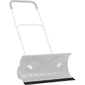 vidaXL Bordure en caoutchouc de chasse-neige noir 180x15x1 cm
