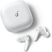 Soundcore Écouteurs sans fil True Wireless Anker R60i, avec réduction de bruit active (ANC), qualité audio Hi-Res, autonomie de 50 heures, indice de protection IP55, Bluetooth 6.1, couleur : blanc