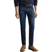 Gant pour homme. 1000030 Jean extra slim fit Active Recover bleu délavé moyen (36/36), Casuel, Coton, Denim