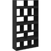 vidaXL Bibliothèque noir 100x33x187,5 cm bois d'ingénierie