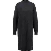 Fynch&Hatton 24117614 Long Sleeve Long Dress Noir XL Femme