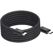 Celly Câble USB-C magnétique tressé, 60 W, 2 m, noir