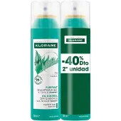 Klorane A LA NETIGA shampoing sec sébo-régulateur cheveux gras pack 2 x 150 ml