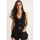 Bianco Lucci Cardigan noir
