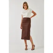 Bianco Lucci Jupe marron